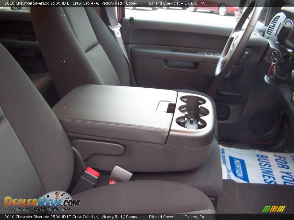 2010 Chevrolet Silverado 2500HD LT Crew Cab 4x4 Victory Red / Ebony Photo #13