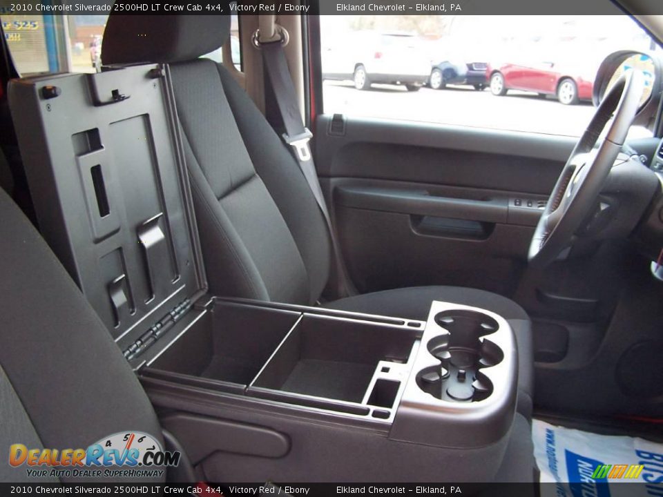 2010 Chevrolet Silverado 2500HD LT Crew Cab 4x4 Victory Red / Ebony Photo #14