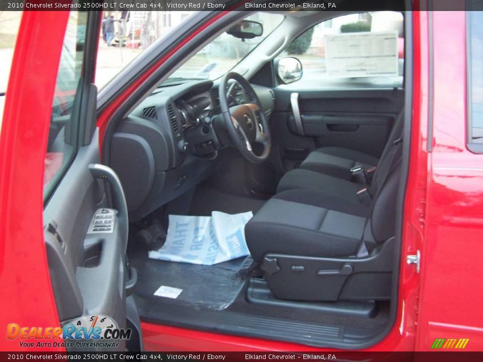 2010 Chevrolet Silverado 2500HD LT Crew Cab 4x4 Victory Red / Ebony Photo #18
