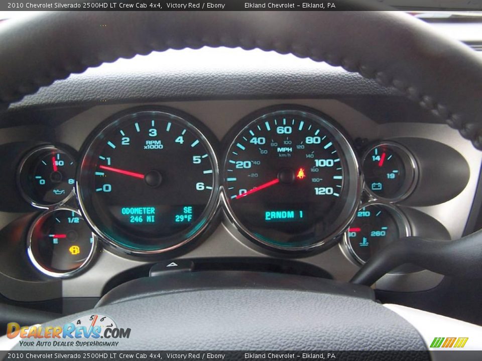 2010 Chevrolet Silverado 2500HD LT Crew Cab 4x4 Victory Red / Ebony Photo #27