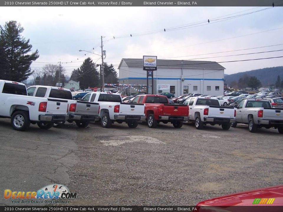 2010 Chevrolet Silverado 2500HD LT Crew Cab 4x4 Victory Red / Ebony Photo #28