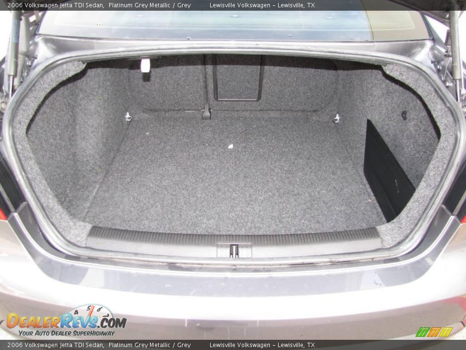2006 Volkswagen Jetta TDI Sedan Platinum Grey Metallic / Grey Photo #19