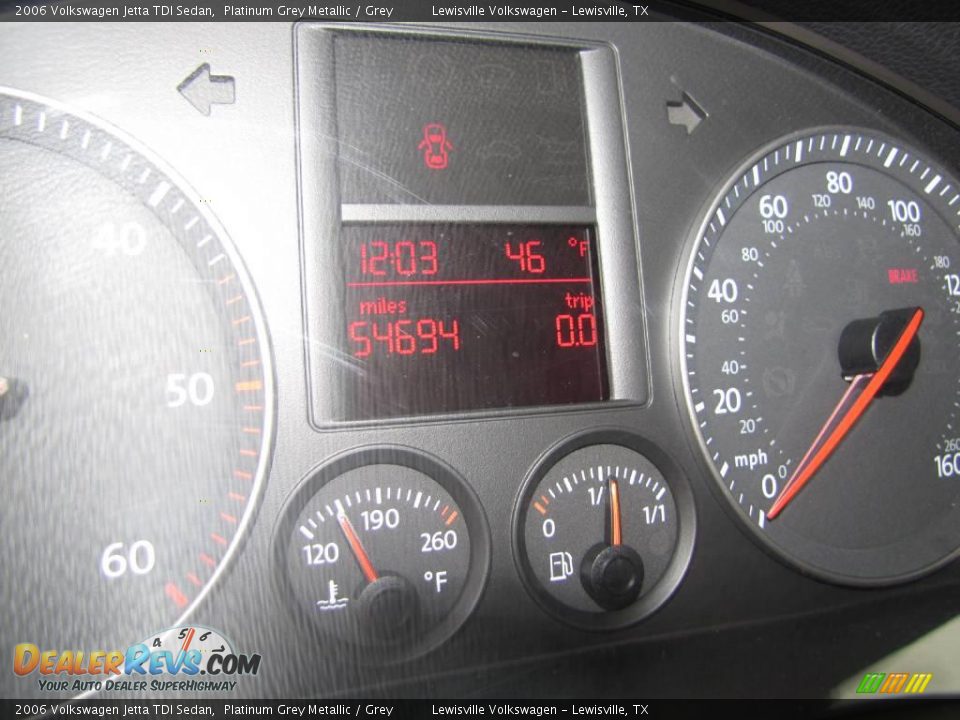 2006 Volkswagen Jetta TDI Sedan Platinum Grey Metallic / Grey Photo #20