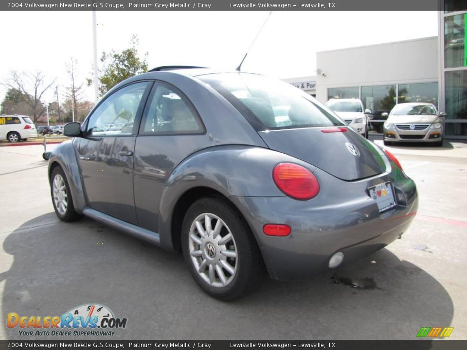 2004 Volkswagen New Beetle GLS Coupe Platinum Grey Metallic / Gray Photo #3