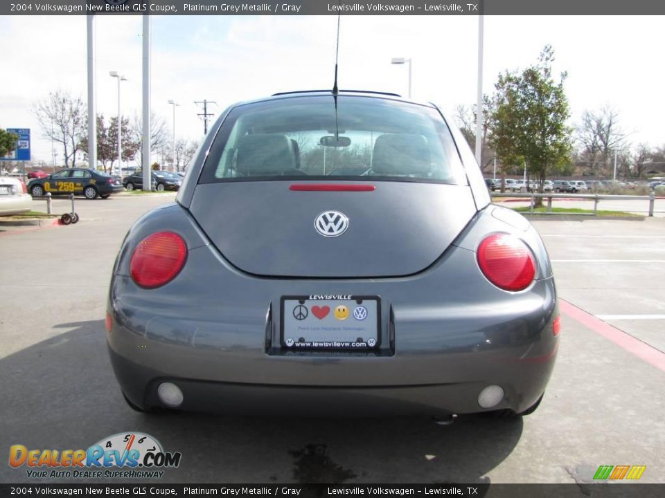 2004 Volkswagen New Beetle GLS Coupe Platinum Grey Metallic / Gray Photo #4