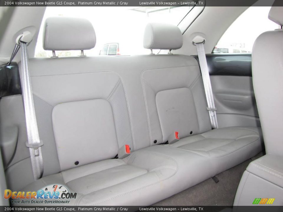 2004 Volkswagen New Beetle GLS Coupe Platinum Grey Metallic / Gray Photo #11
