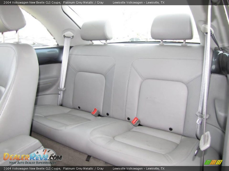 2004 Volkswagen New Beetle GLS Coupe Platinum Grey Metallic / Gray Photo #12