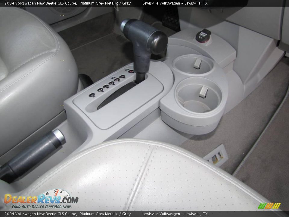 2004 Volkswagen New Beetle GLS Coupe Platinum Grey Metallic / Gray Photo #17