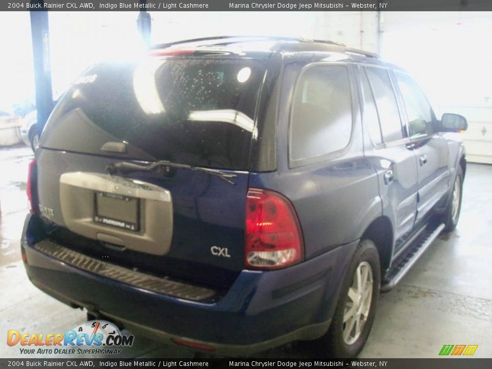 2004 Buick Rainier CXL AWD Indigo Blue Metallic / Light Cashmere Photo #11