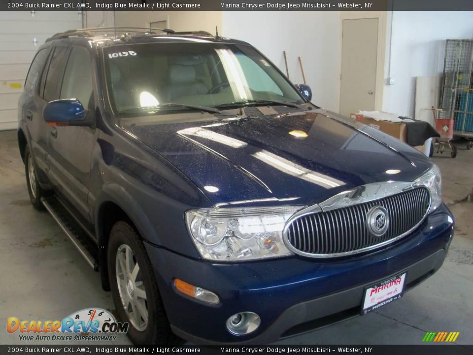 2004 Buick Rainier CXL AWD Indigo Blue Metallic / Light Cashmere Photo #12