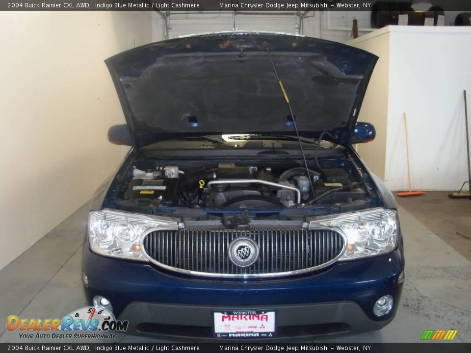 2004 Buick Rainier CXL AWD Indigo Blue Metallic / Light Cashmere Photo #14