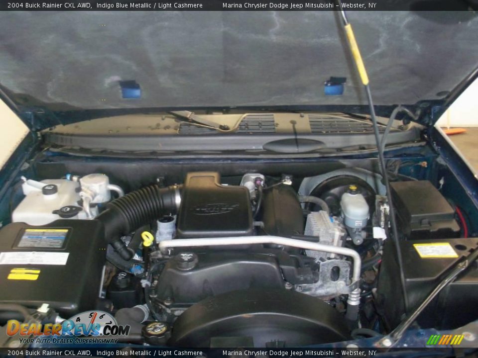 2004 Buick Rainier CXL AWD Indigo Blue Metallic / Light Cashmere Photo #15