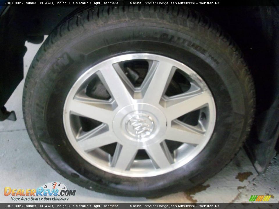 2004 Buick Rainier CXL AWD Indigo Blue Metallic / Light Cashmere Photo #27