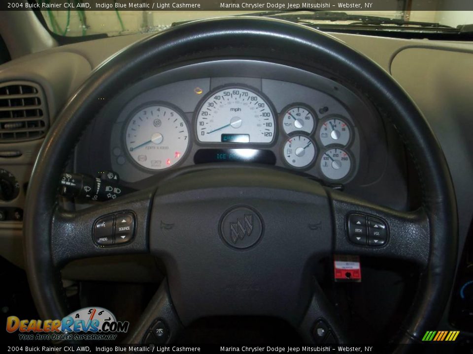 2004 Buick Rainier CXL AWD Indigo Blue Metallic / Light Cashmere Photo #29