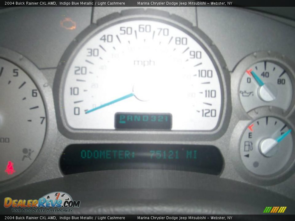 2004 Buick Rainier CXL AWD Indigo Blue Metallic / Light Cashmere Photo #31