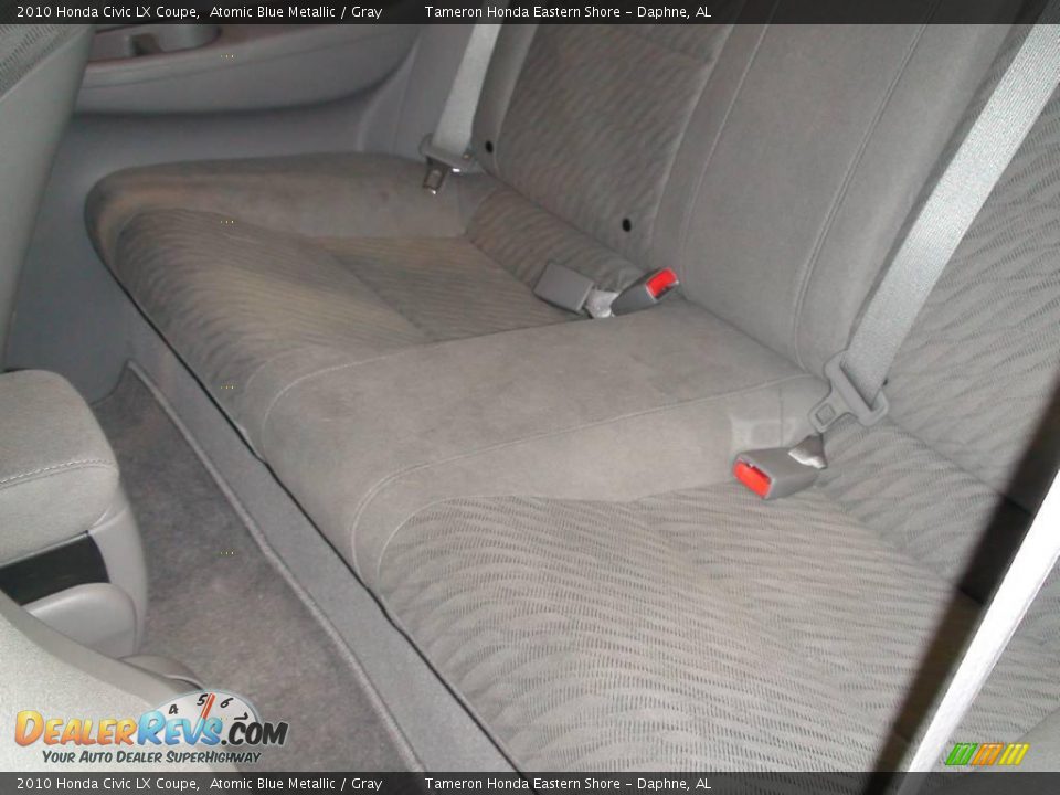 2010 Honda Civic LX Coupe Atomic Blue Metallic / Gray Photo #16