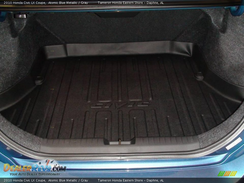 2010 Honda Civic LX Coupe Atomic Blue Metallic / Gray Photo #17