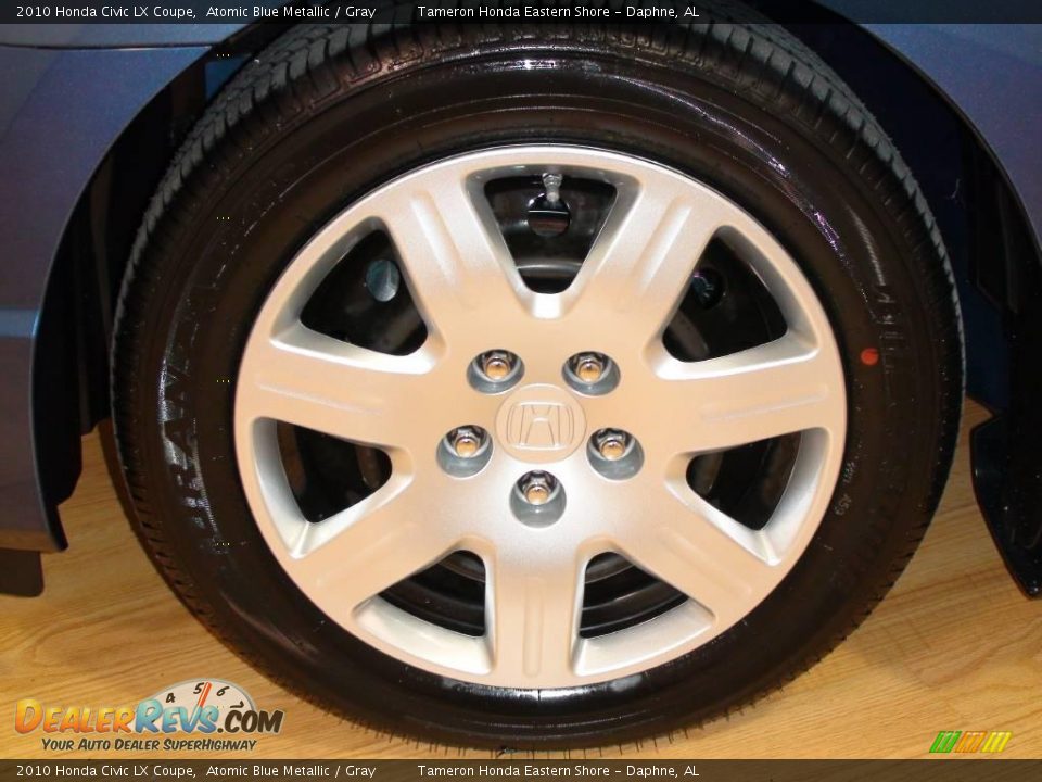 2010 Honda Civic LX Coupe Atomic Blue Metallic / Gray Photo #18