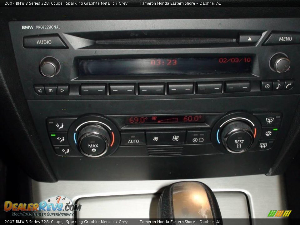 2007 BMW 3 Series 328i Coupe Sparkling Graphite Metallic / Grey Photo #12