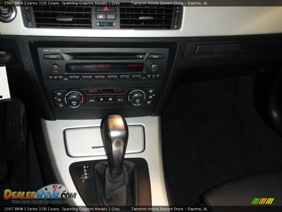 2007 BMW 3 Series 328i Coupe Sparkling Graphite Metallic / Grey Photo #13