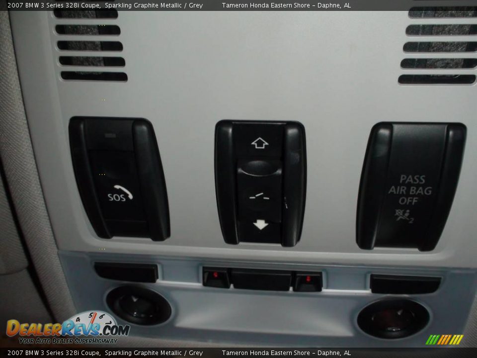 2007 BMW 3 Series 328i Coupe Sparkling Graphite Metallic / Grey Photo #15