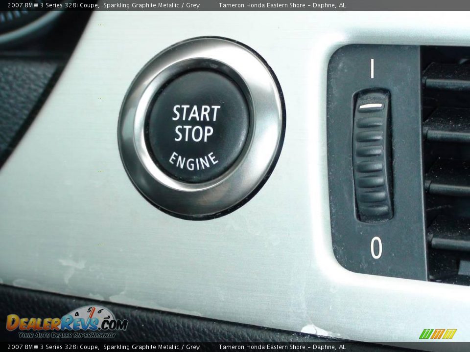 2007 BMW 3 Series 328i Coupe Sparkling Graphite Metallic / Grey Photo #16