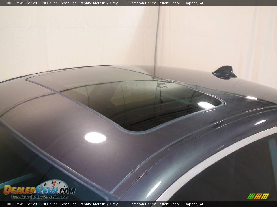 2007 BMW 3 Series 328i Coupe Sparkling Graphite Metallic / Grey Photo #19
