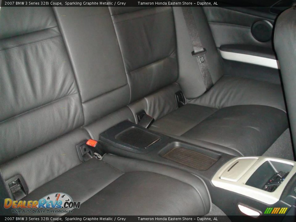 2007 BMW 3 Series 328i Coupe Sparkling Graphite Metallic / Grey Photo #21