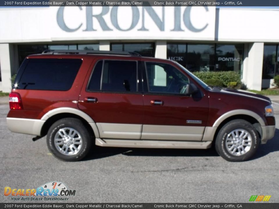 2007 Ford Expedition Eddie Bauer Dark Copper Metallic / Charcoal Black/Camel Photo #1