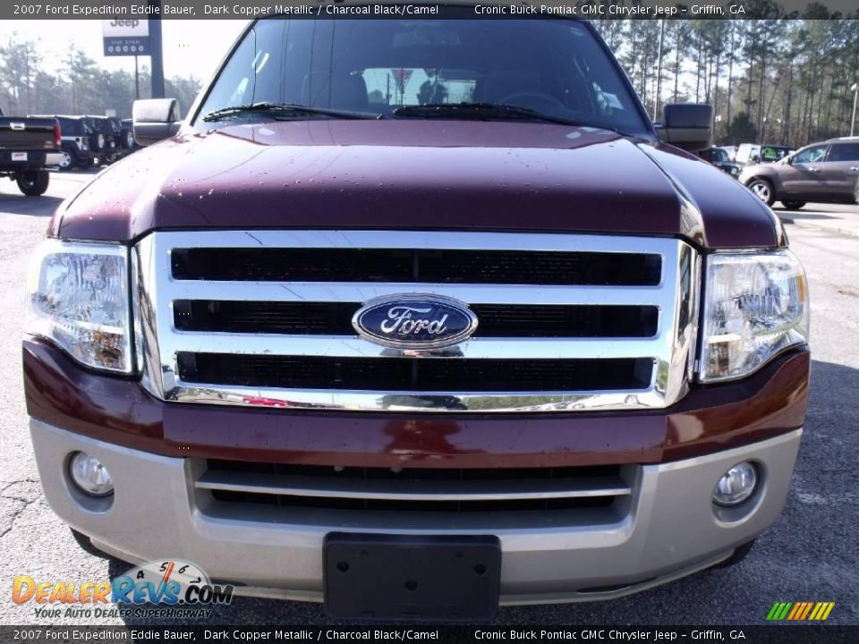 2007 Ford Expedition Eddie Bauer Dark Copper Metallic / Charcoal Black/Camel Photo #3