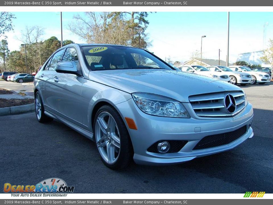 2009 Mercedes-Benz C 350 Sport Iridium Silver Metallic / Black Photo #1