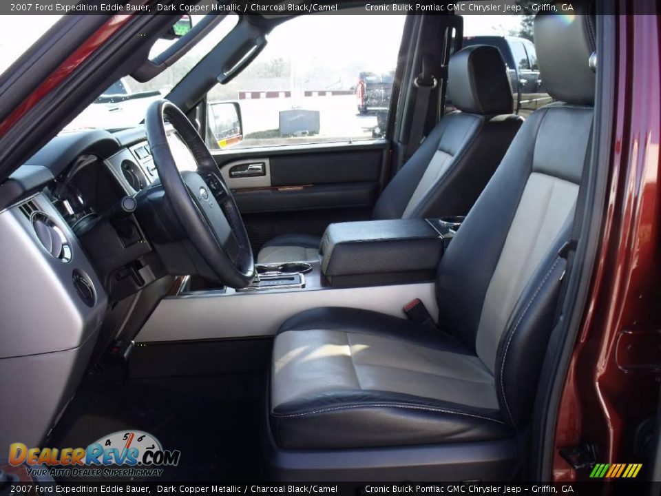 2007 Ford Expedition Eddie Bauer Dark Copper Metallic / Charcoal Black/Camel Photo #12