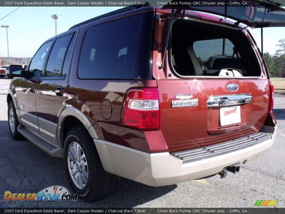 2007 Ford Expedition Eddie Bauer Dark Copper Metallic / Charcoal Black/Camel Photo #16