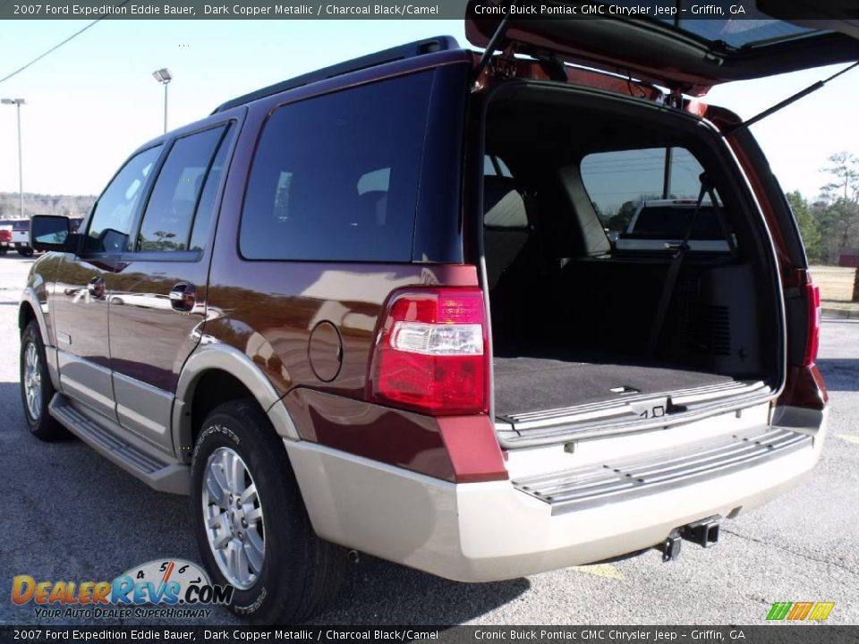 2007 Ford Expedition Eddie Bauer Dark Copper Metallic / Charcoal Black/Camel Photo #17
