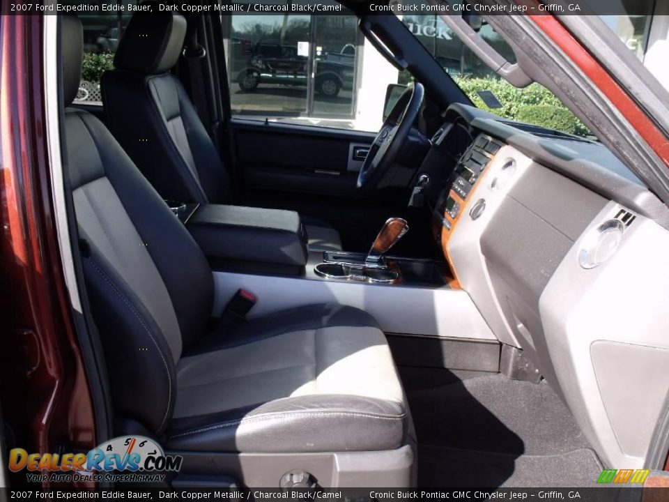 2007 Ford Expedition Eddie Bauer Dark Copper Metallic / Charcoal Black/Camel Photo #20