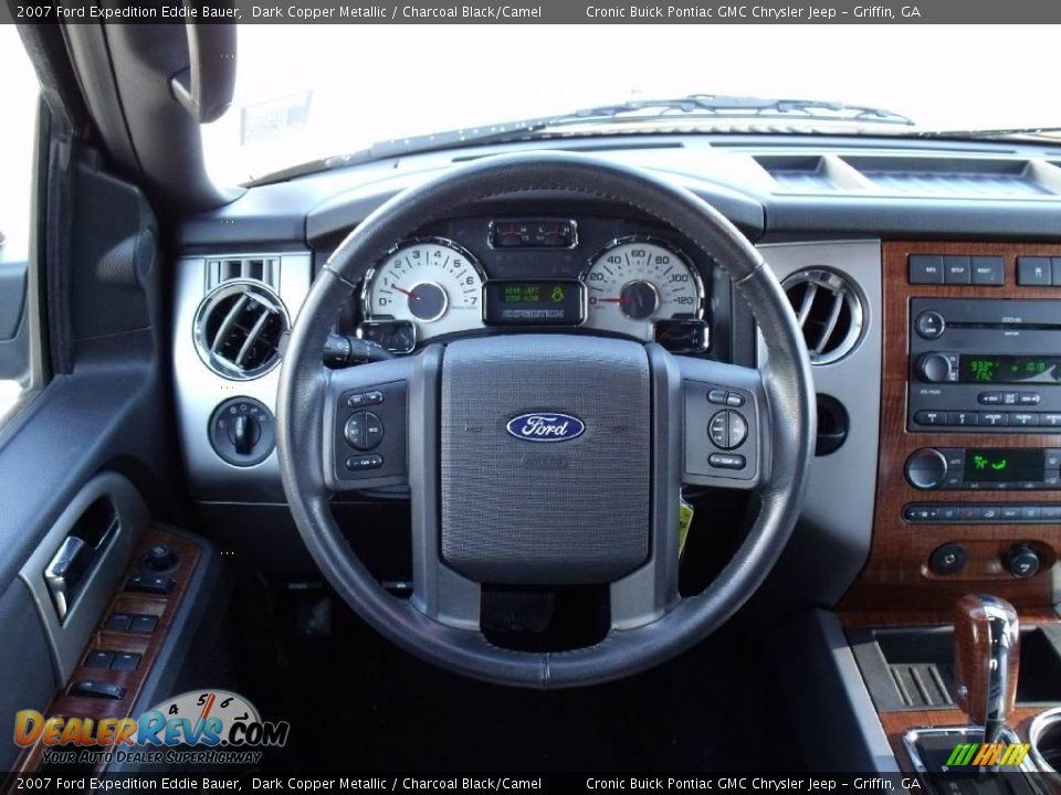 2007 Ford Expedition Eddie Bauer Dark Copper Metallic / Charcoal Black/Camel Photo #24
