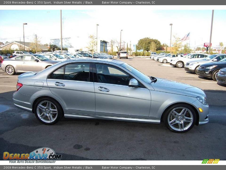 2009 Mercedes-Benz C 350 Sport Iridium Silver Metallic / Black Photo #15
