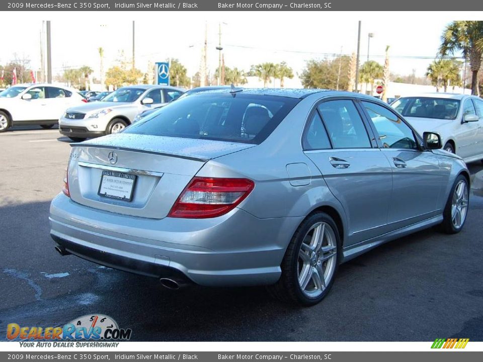 2009 Mercedes-Benz C 350 Sport Iridium Silver Metallic / Black Photo #16