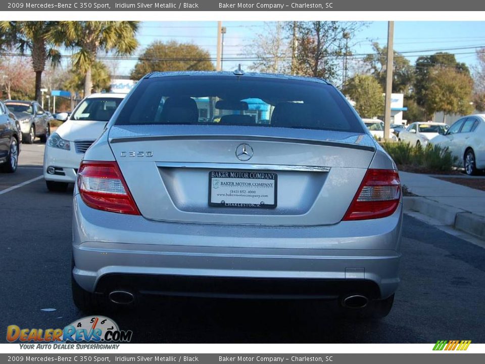 2009 Mercedes-Benz C 350 Sport Iridium Silver Metallic / Black Photo #17