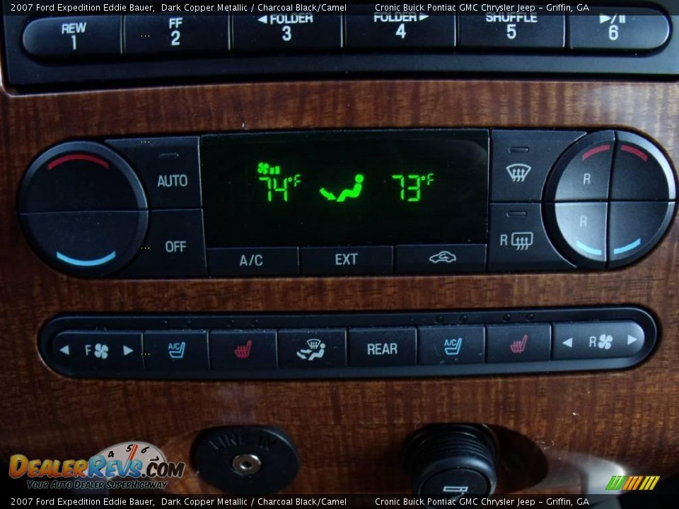 2007 Ford Expedition Eddie Bauer Dark Copper Metallic / Charcoal Black/Camel Photo #27