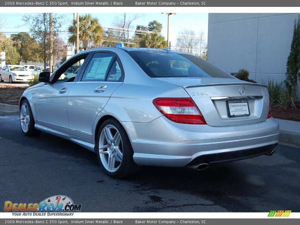 2009 Mercedes-Benz C 350 Sport Iridium Silver Metallic / Black Photo #18