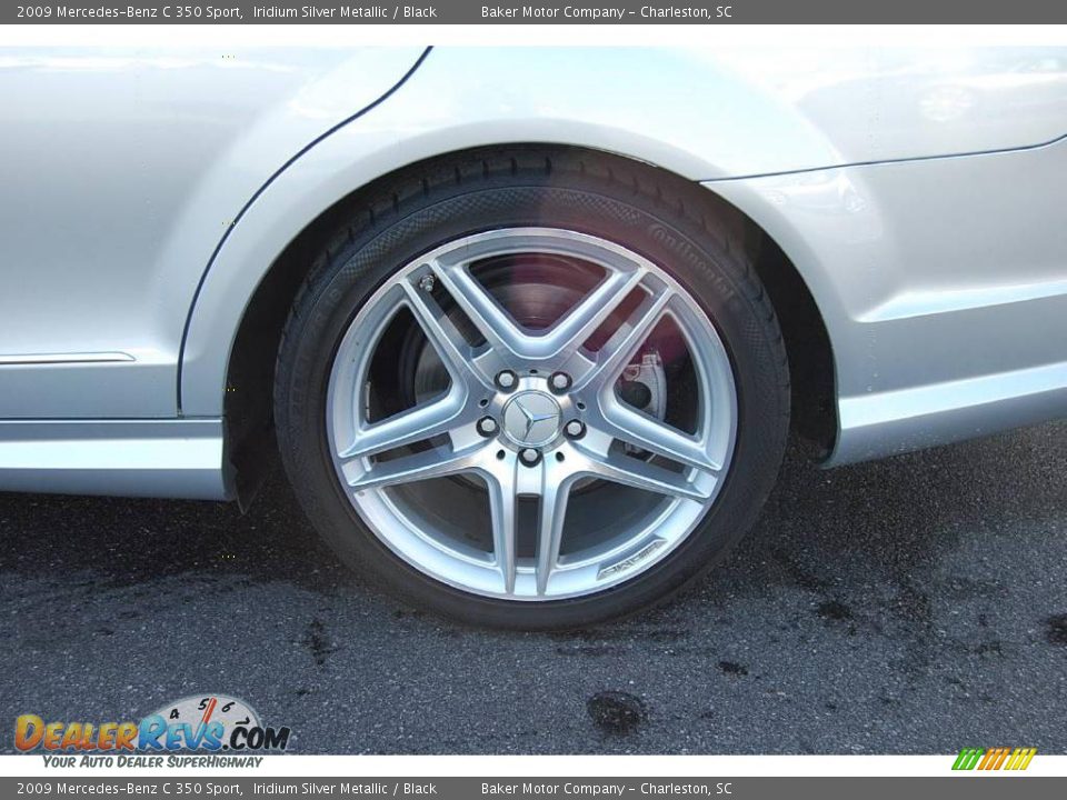 2009 Mercedes-Benz C 350 Sport Iridium Silver Metallic / Black Photo #19