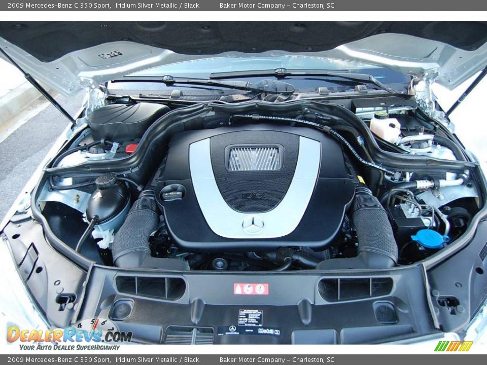 2009 Mercedes-Benz C 350 Sport Iridium Silver Metallic / Black Photo #21