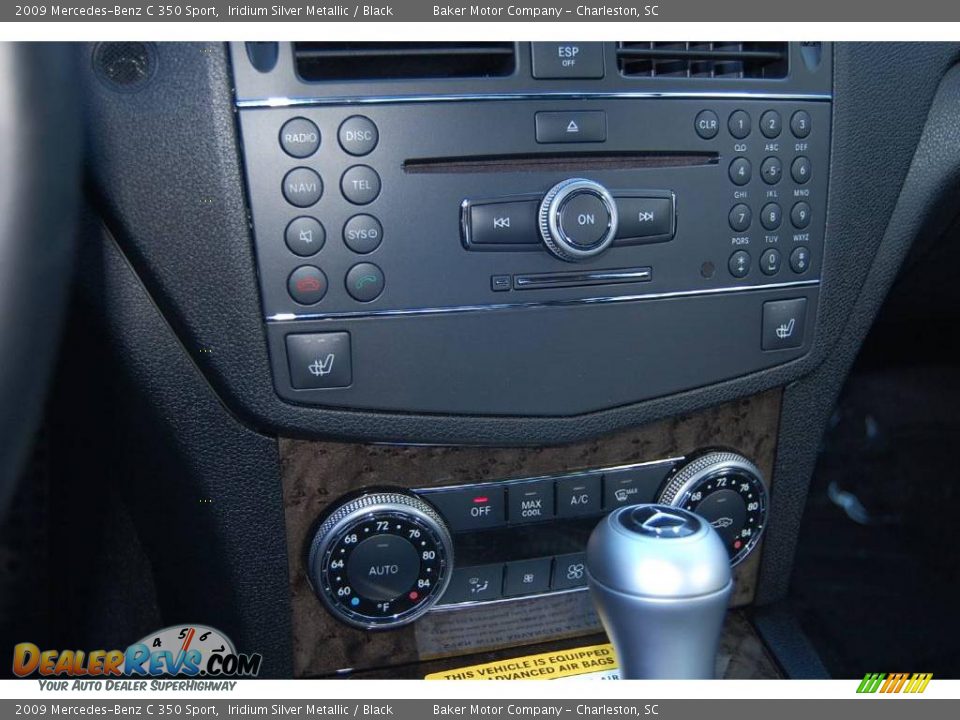 2009 Mercedes-Benz C 350 Sport Iridium Silver Metallic / Black Photo #22