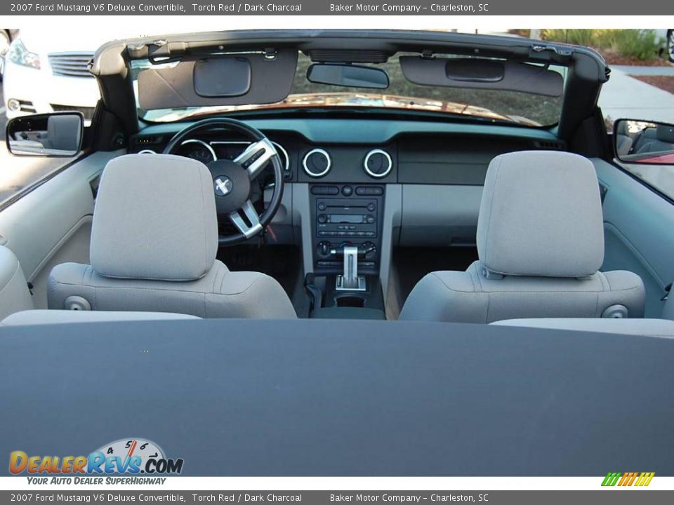 2007 Ford Mustang V6 Deluxe Convertible Torch Red / Dark Charcoal Photo #11