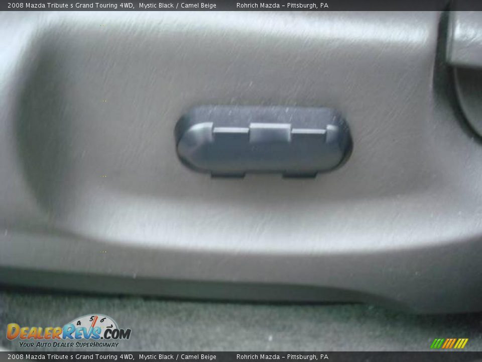 2008 Mazda Tribute s Grand Touring 4WD Mystic Black / Camel Beige Photo #15