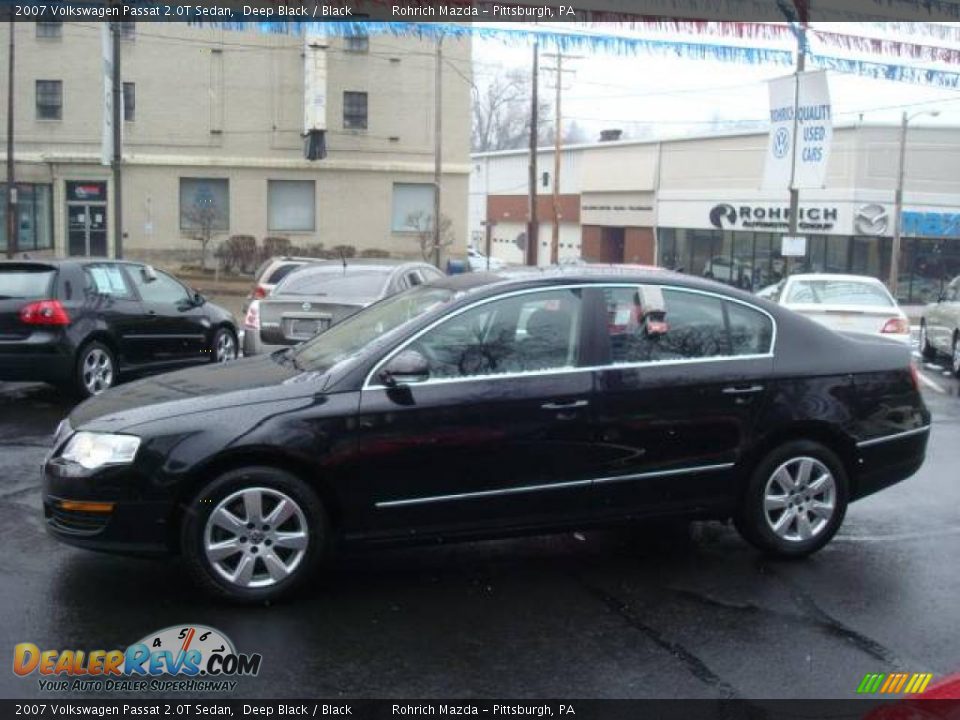 2007 Volkswagen Passat 2.0T Sedan Deep Black / Black Photo #2