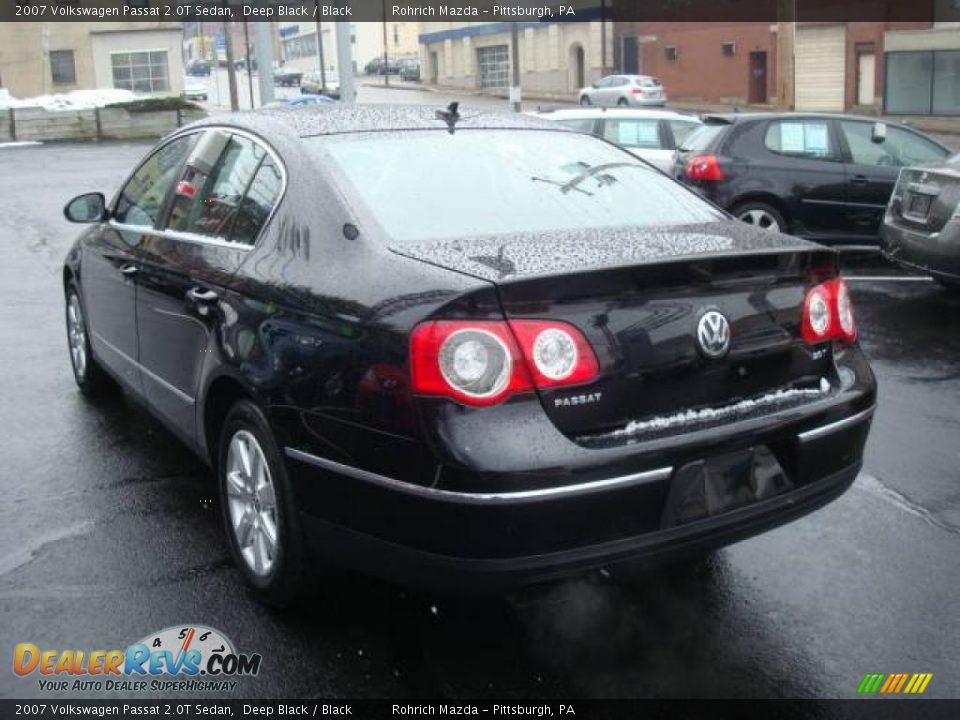 2007 Volkswagen Passat 2.0T Sedan Deep Black / Black Photo #3