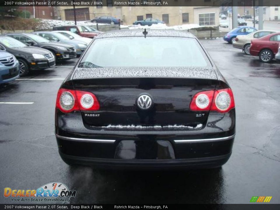 2007 Volkswagen Passat 2.0T Sedan Deep Black / Black Photo #4