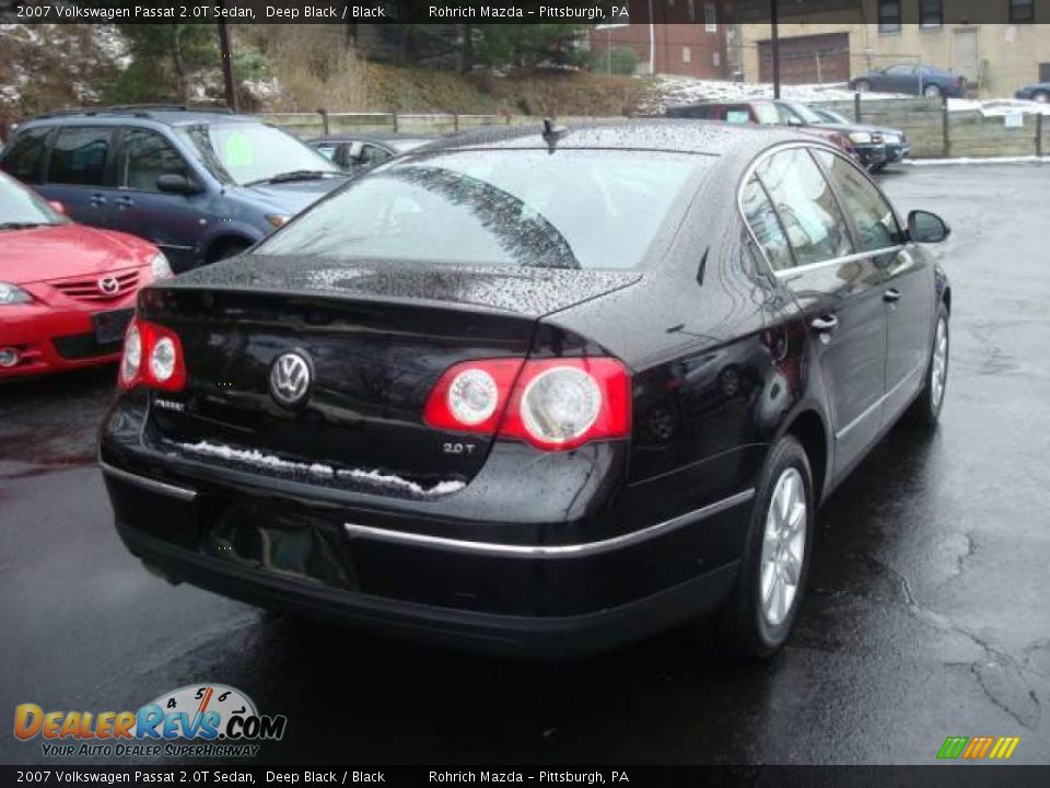 2007 Volkswagen Passat 2.0T Sedan Deep Black / Black Photo #5